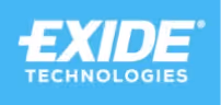 Logo firmy Exide Technologies.